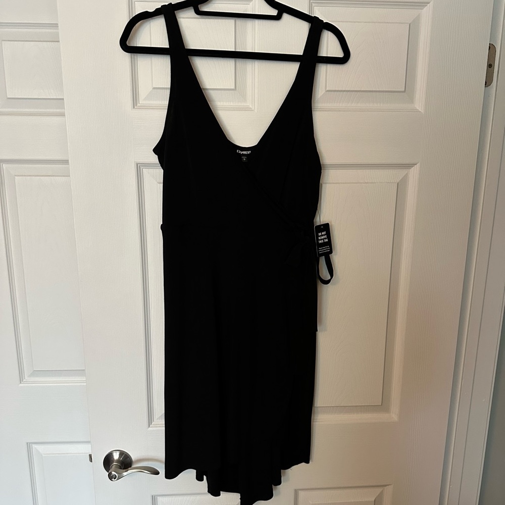 NWT Express sleeveless  wrap top dress